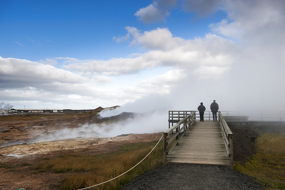 Gunnuhver Hot Spring, Reykjanes Peninsula, Iceland, Polar Regions 