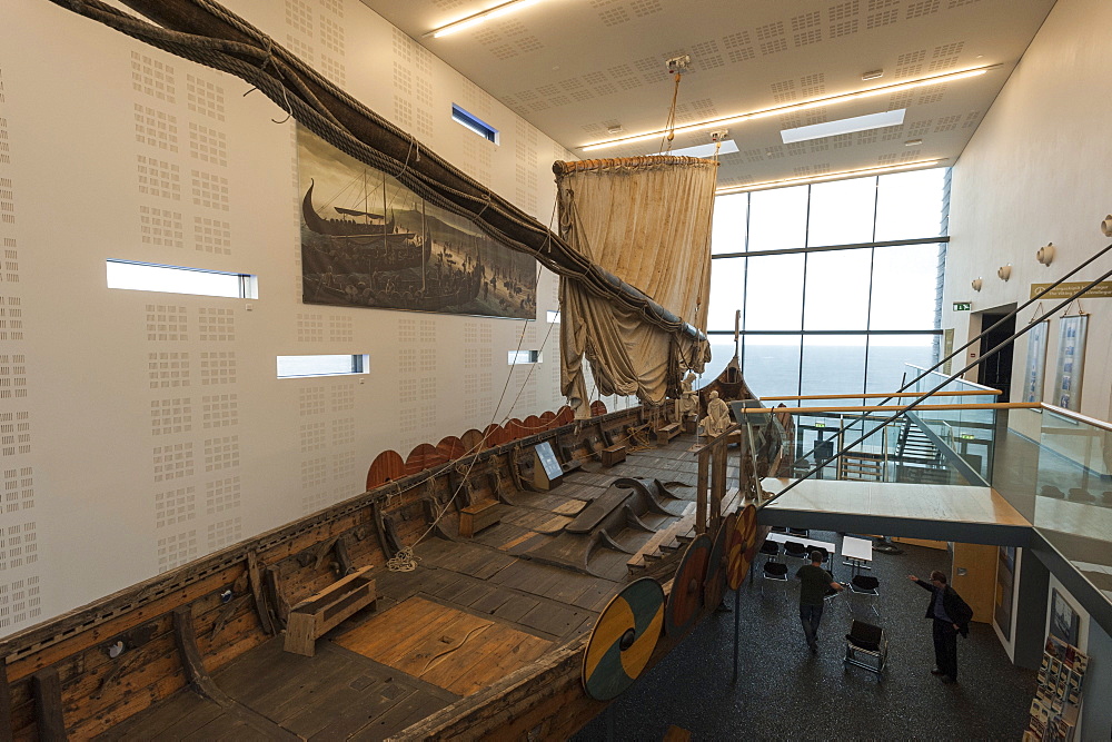 Vikingaheimar, home of the Viking Ship Islendingur, Keflavik, Reykjanes Peninsula, Iceland. Polar Regions