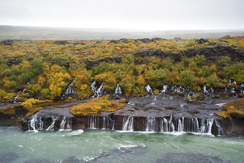 Barnafoss, Springs and Children's Falls, Iceland, Polar Regions 