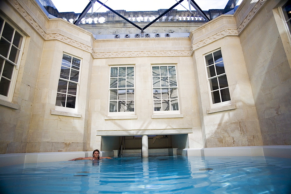 Hot Bath, Thermae Bath Spa, Bath, Avon, England, United Kingdom, Europe