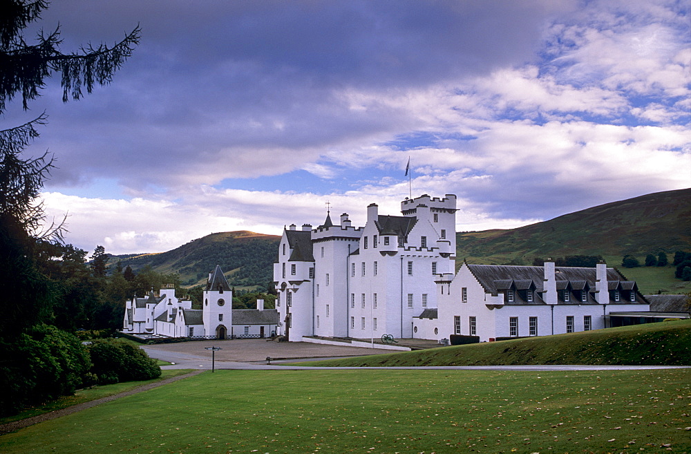 Blair Castle, Blair Atholl, Perthshire, Highland region, Scotland, United Kingdom, Europe