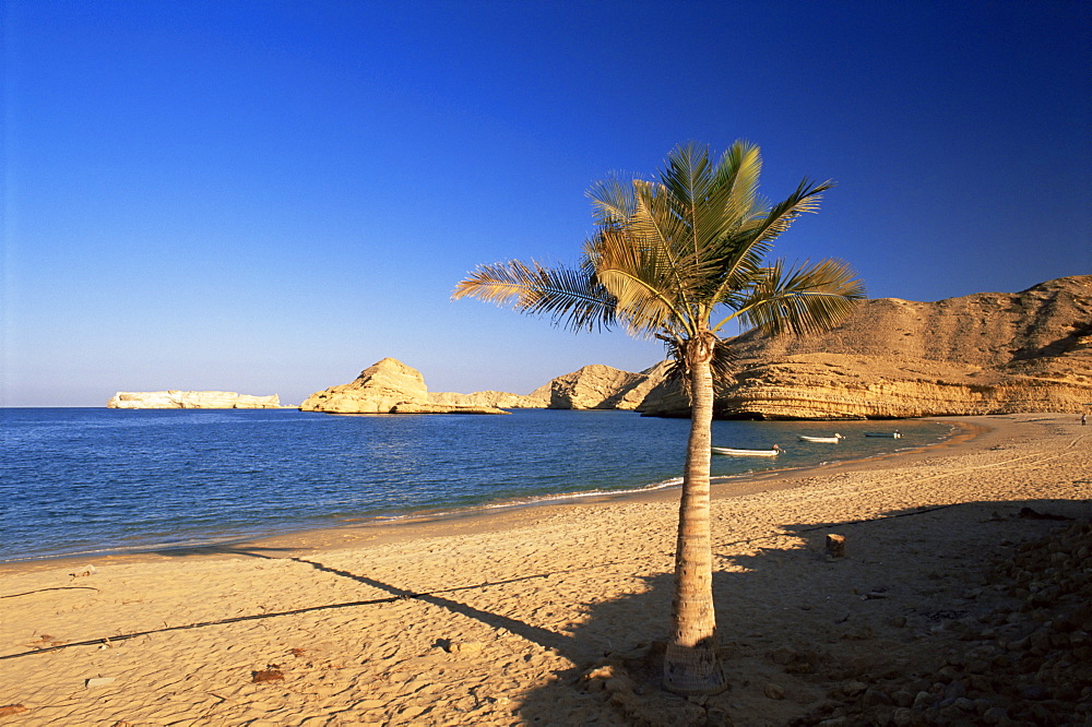 Beach at Qantab, near Muscat, Oman, Middle East