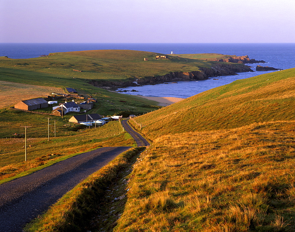 Skaw, most northerly house in Great Britain, Unst, Shetland Islands, Scotland, United Kingdom, Europe