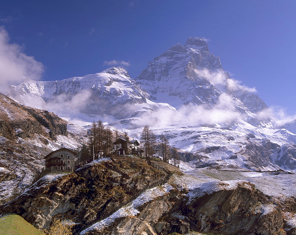 Monte Cervino (Matterhorn) (Cervin) from the Italian side, Aosta, Italy, Europe