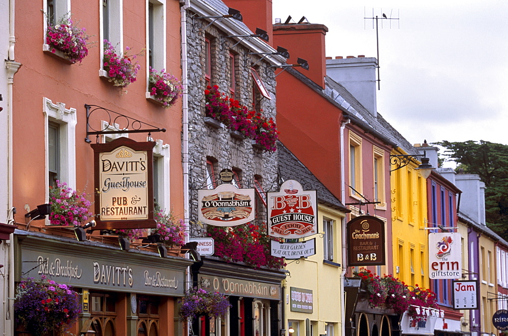 Street of Kenmare, Kenmare, County Kerry, Munster, Republic of Ireland, Europe