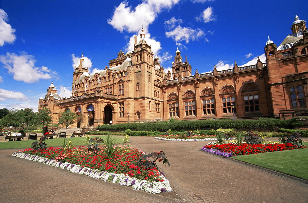 Kelvingrove Art Gallery, dating from the 19th century, Glasgow, Scotland, United Kingdom, Europe