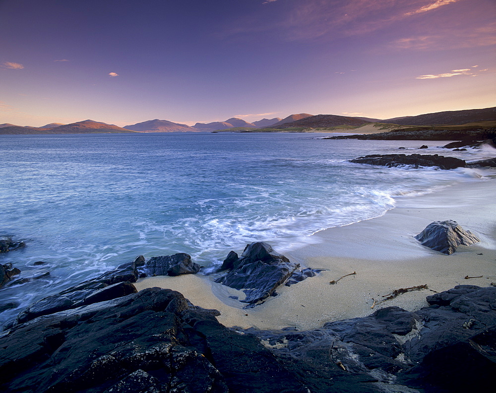 Beach near Borve, Sound of Taransay, South Harris, Outer Hebrides, Scotland, United Kingdom, Europe