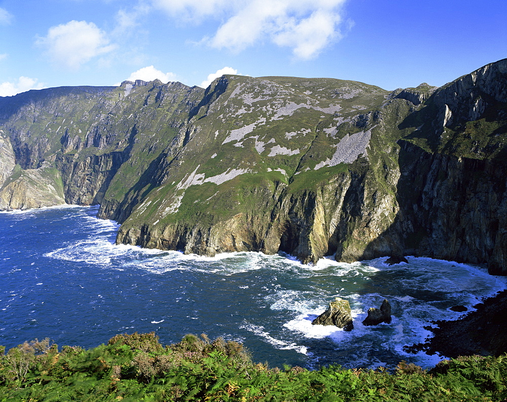 Slieve League, the highest cliffs in Europe, Bunglass Point, County Donegal, Ulster, Republic of Ireland (Eire), Europe