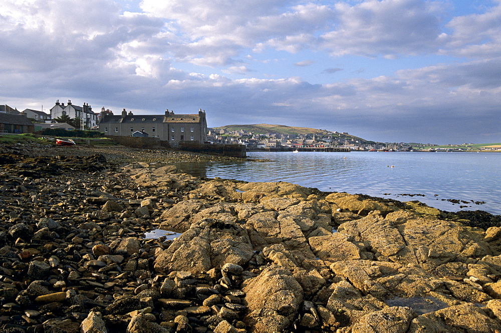 Stromness from the south, Mainland, Orkney Islands, Scotland, United Kingdom, Europe