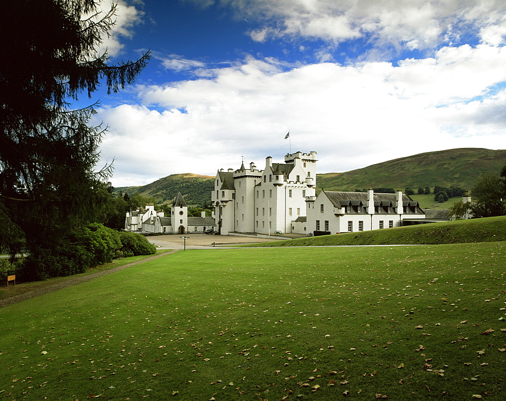 Blair Castle, Blair Atholl, Perthshire, Scotland, United Kingdom, Europe