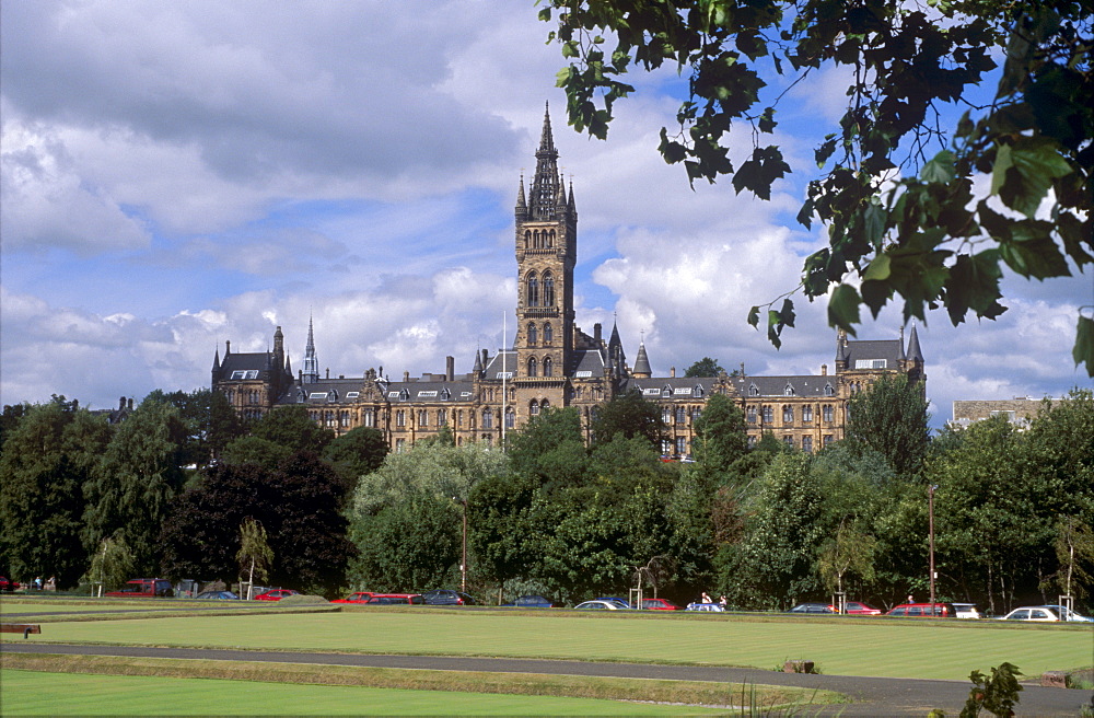 Glasgow University dating from the mid-19th century, Glasgow, Scotland, United Kingdom, Europe