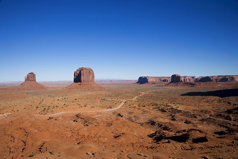 Monument Valley Navajo Tribal Park, Utah Arizona border, United States of America, North America