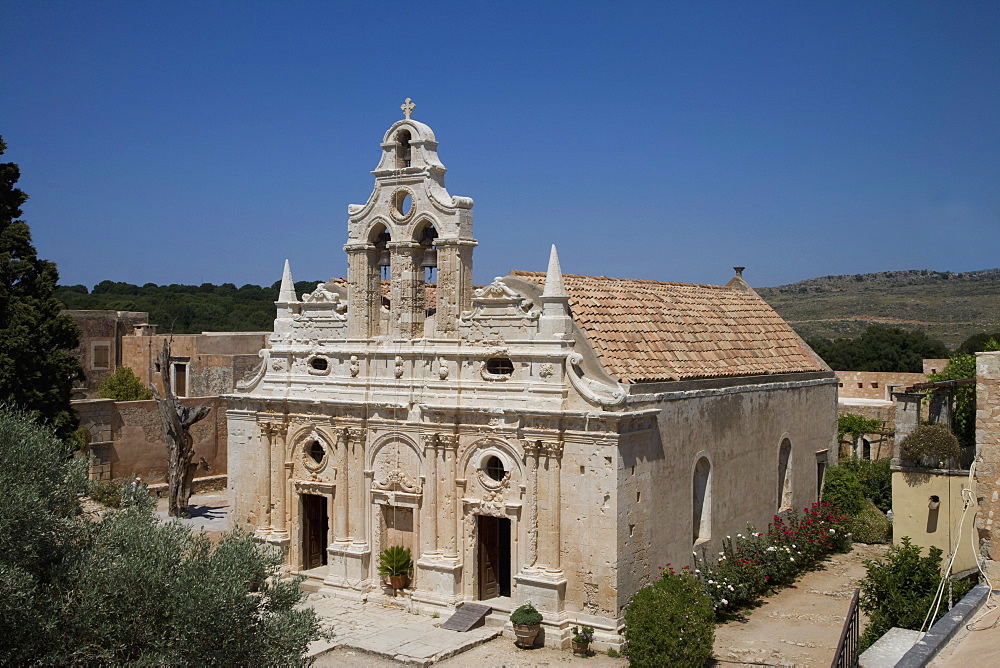 Arkadi Monastery, Crete, Greek Islands, Greece, Europe