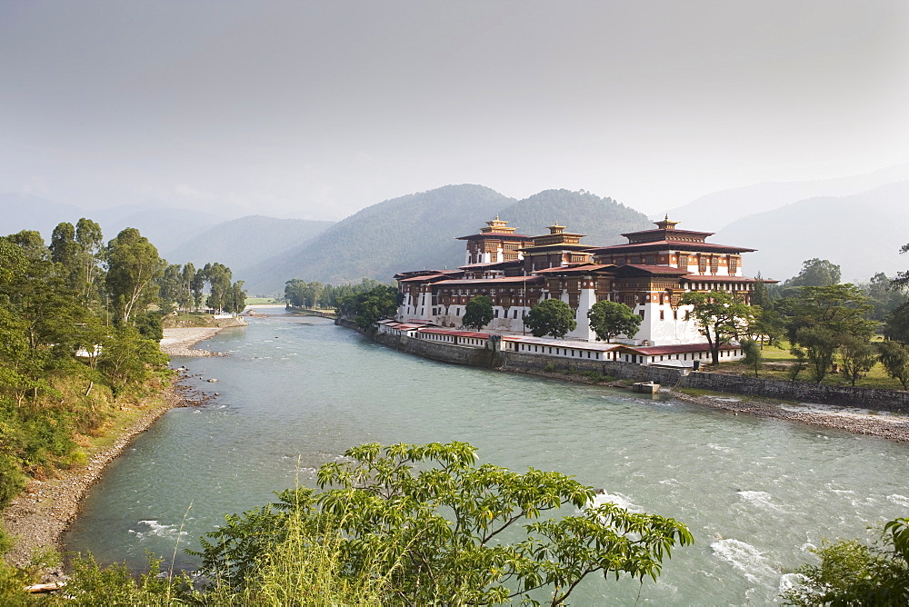 Punakha Dzong, Punakha, Bhutan, Asia