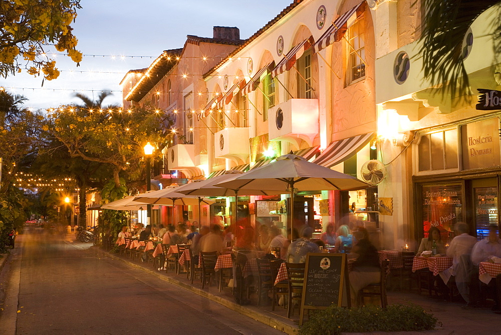 Espanola Way, Miami Beach, Florida, United States of America, North America