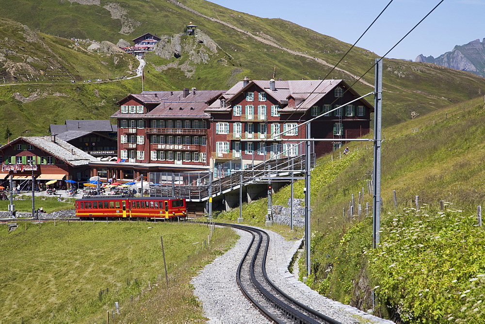 Kleine Scheidegg, Bernese Oberland, Berne Canton, Switzerland, Europe