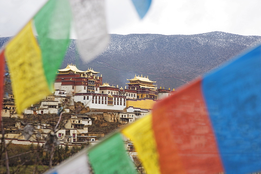 Ganden Sumsteling Gompa (Gandan Sumtseling) (Songzanlin Si) Buddhist Monastery, Shangri-La, formerly Zhongdian, Shangri-La region, Yunnan Province, China, Asia