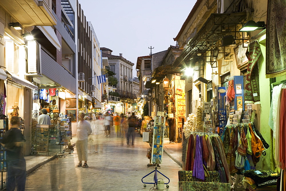 The Plaka District, Athens, Greece, Europe