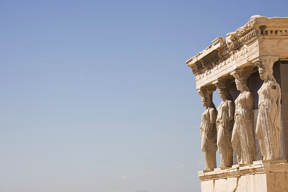 The Erechtheion temple, Acropolis, UNESCO World Heritage Site, Athens, Greece, Europe