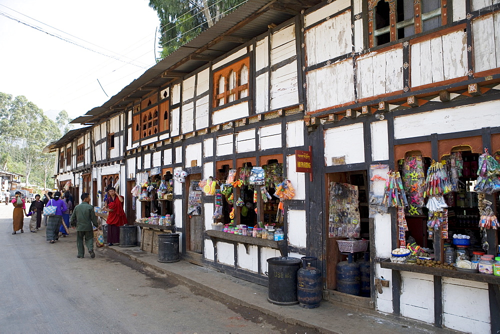 The village of Wangdue Phodrang, Bhutan, Asia