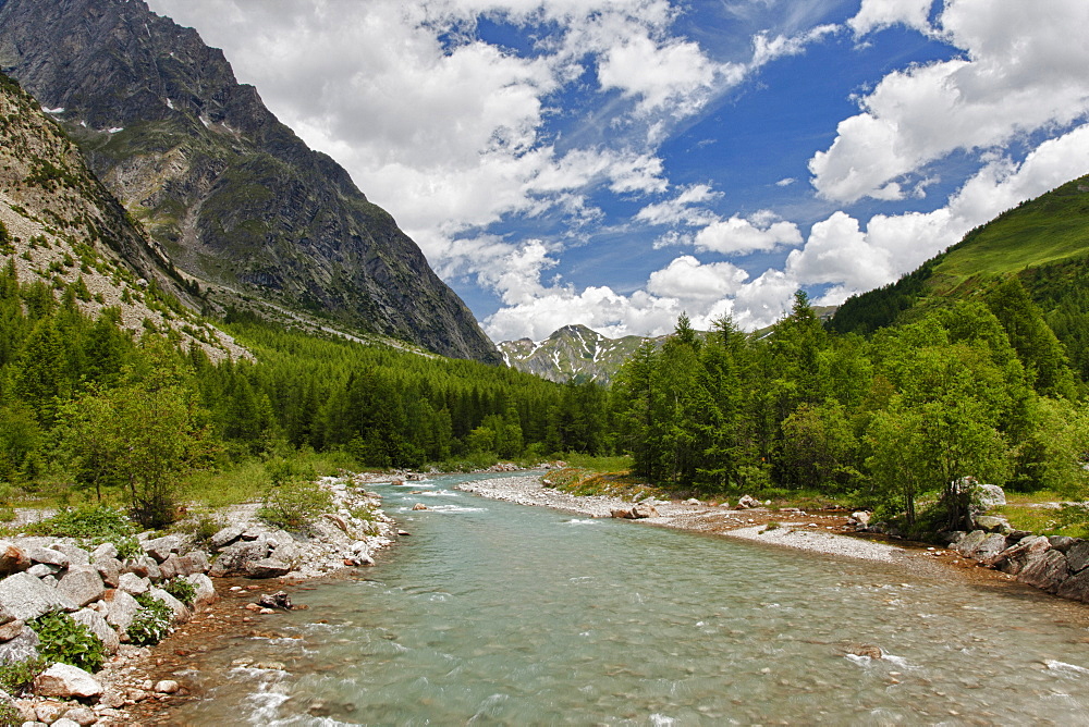 Courmayeur, Mont Blanc, Val Ferret, Aosta Valley, Italy, Europe