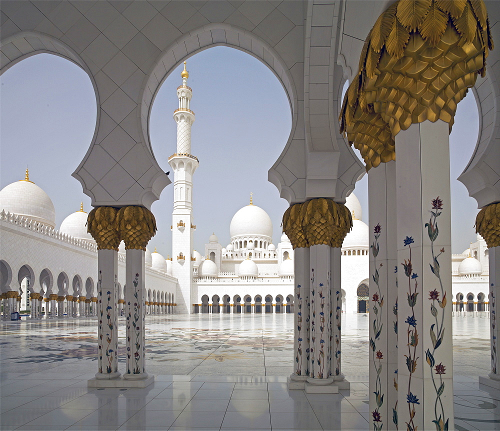 Sheikh Zayed Mosque, Abu Dhabi, United Arab Emirates, Middle East