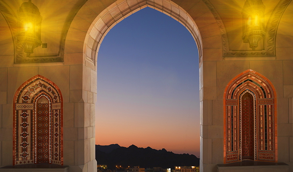 Sultan Quaboos Great Mosque, Muscat, Oman, Middle East