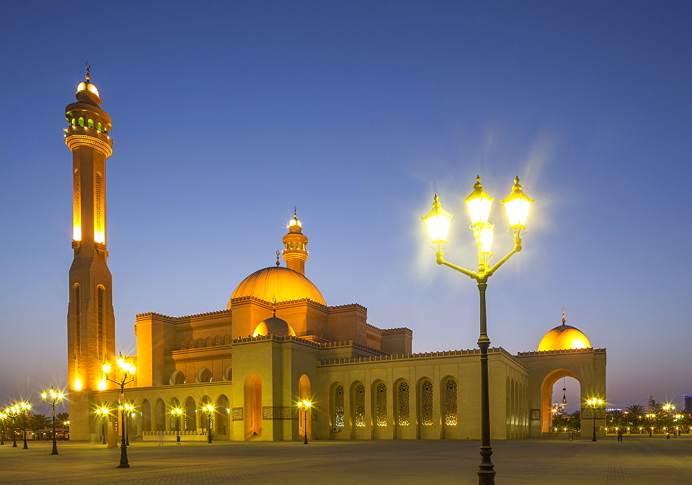 Al Fateh Grand Mosque, Manama, Bahrain, Middle East 