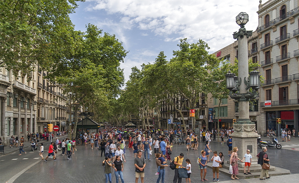 La Rambla, Barcelona, Catalonia, Spain, Europe