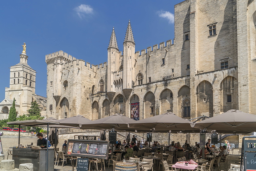 The Popes Palace, Avignon, UNESCO World Heritage Site, Vaucluse, Provence, France, Europe