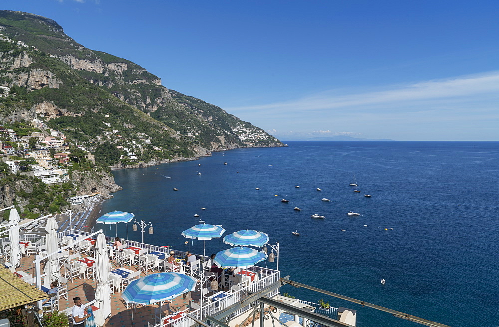 View of Positano, on the Amalfi Coast, UNESCO World Heritage Site, Campania, Italy, Europe