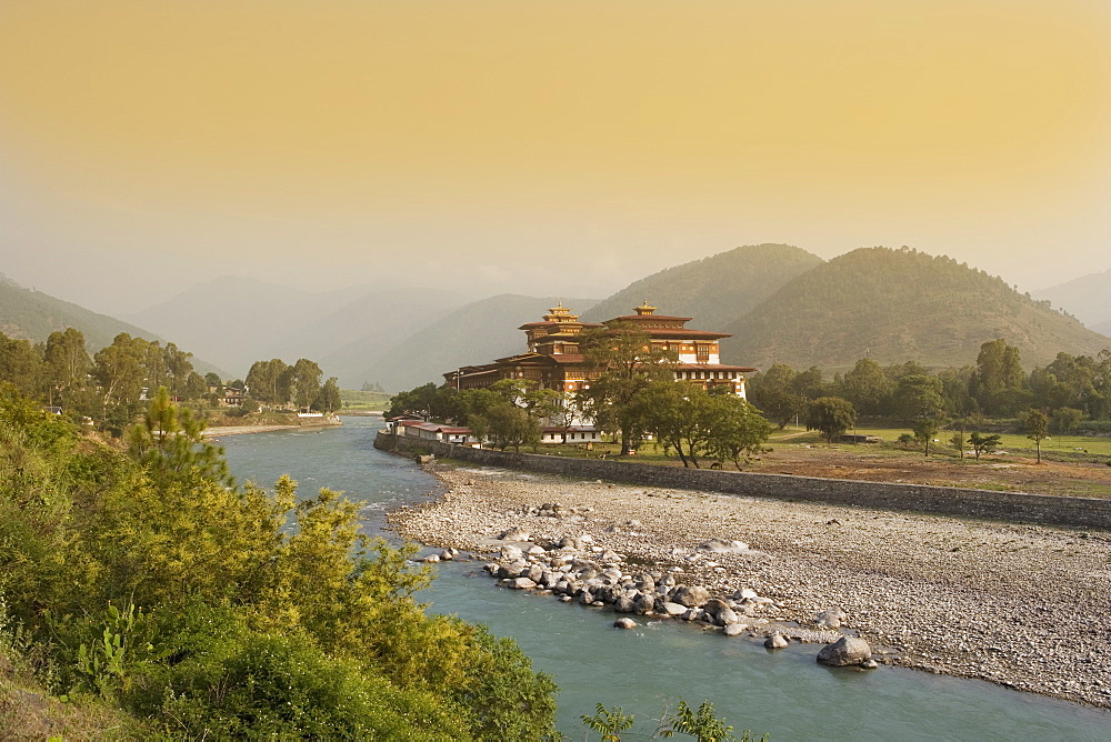 Punakha Dzong, Punakha, Bhutan, Asia