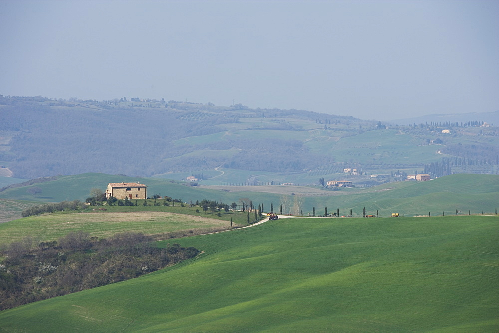 Farm near Pienza, Val D'Orcia, Tuscany, Italy, Europe