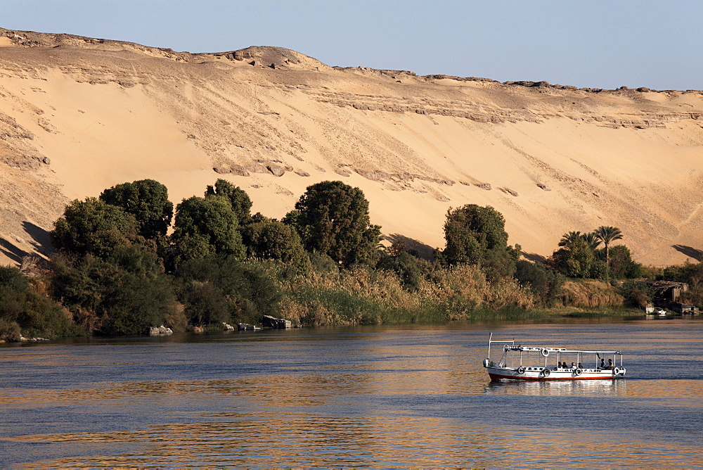 Overlooking the River Nile at Aswan, Egypt, North Africa, Africa