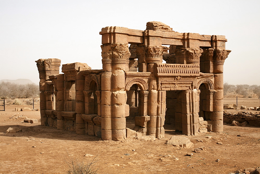 The Kiosk, at the Meroitic temples of Naqa, Sudan, Africa