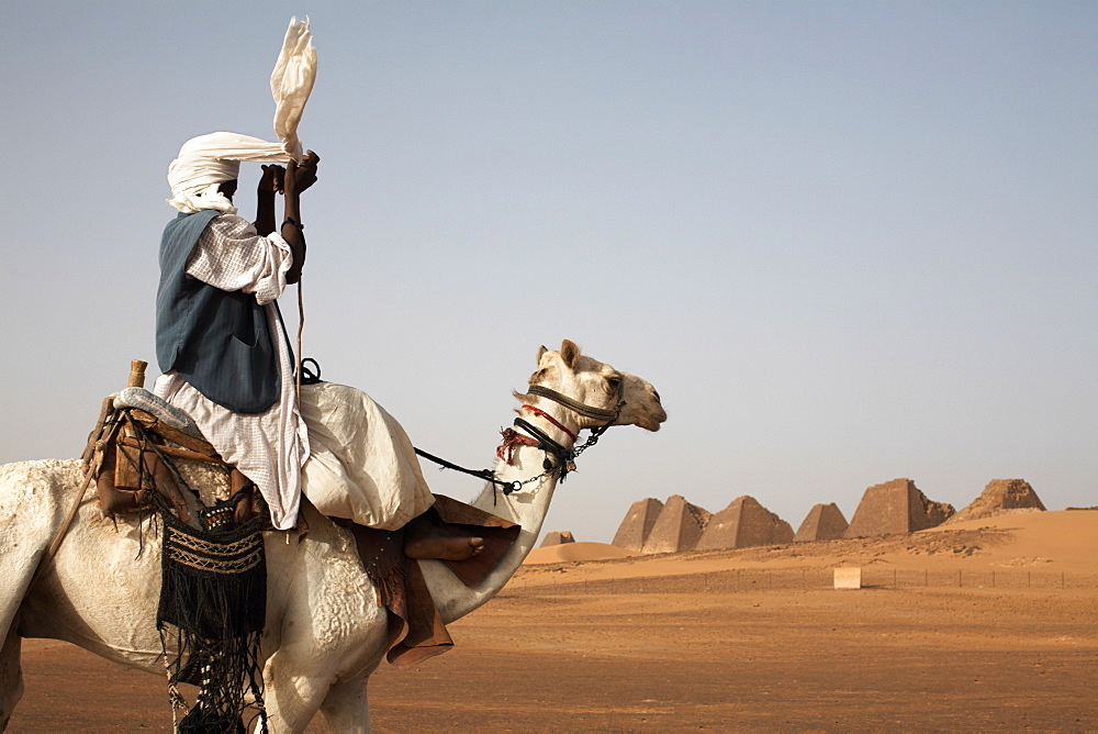 The pyramids of Meroe, Sudan's most popular tourist attraction, Bagrawiyah, Sudan, Africa