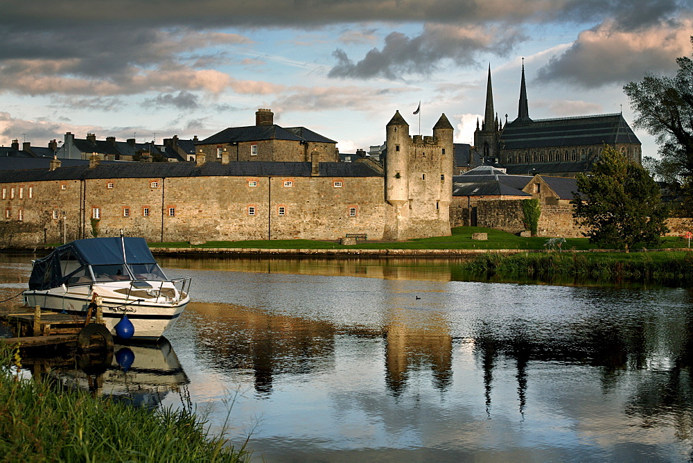 Enniskillen Castle on the banks of Lough Erne, Enniskillen, County Fermanagh, Ulster, Northern Ireland, United Kingdom, Europe