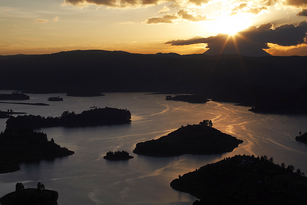 Lake Bunyoni, Uganda, East Africa, Africa