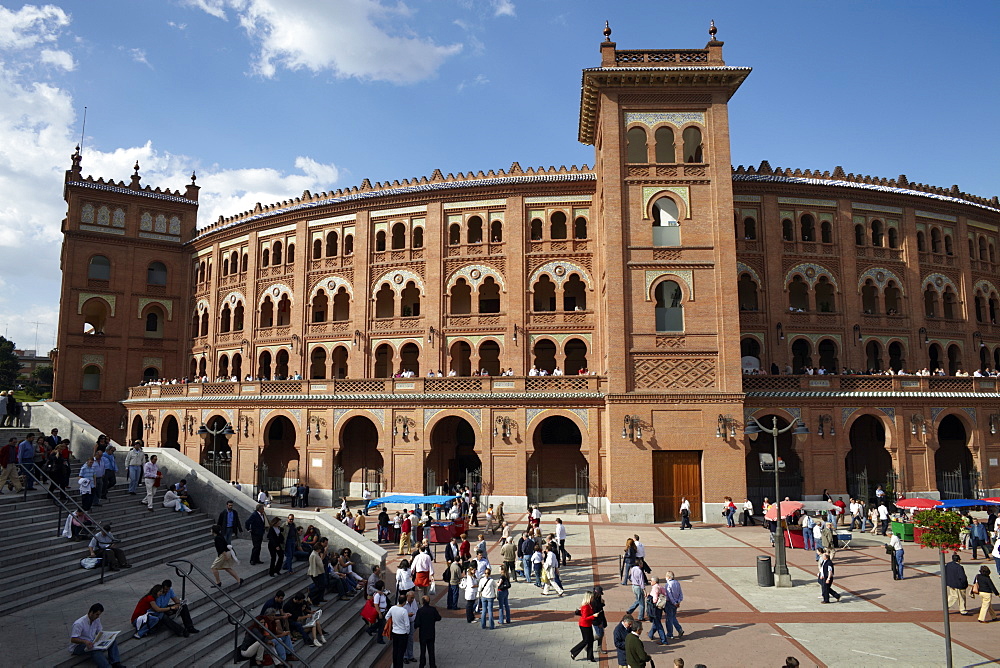 Plaza de Toros de Las Ventas, the famous bullfighting venue in Madrid, Spain, Europe