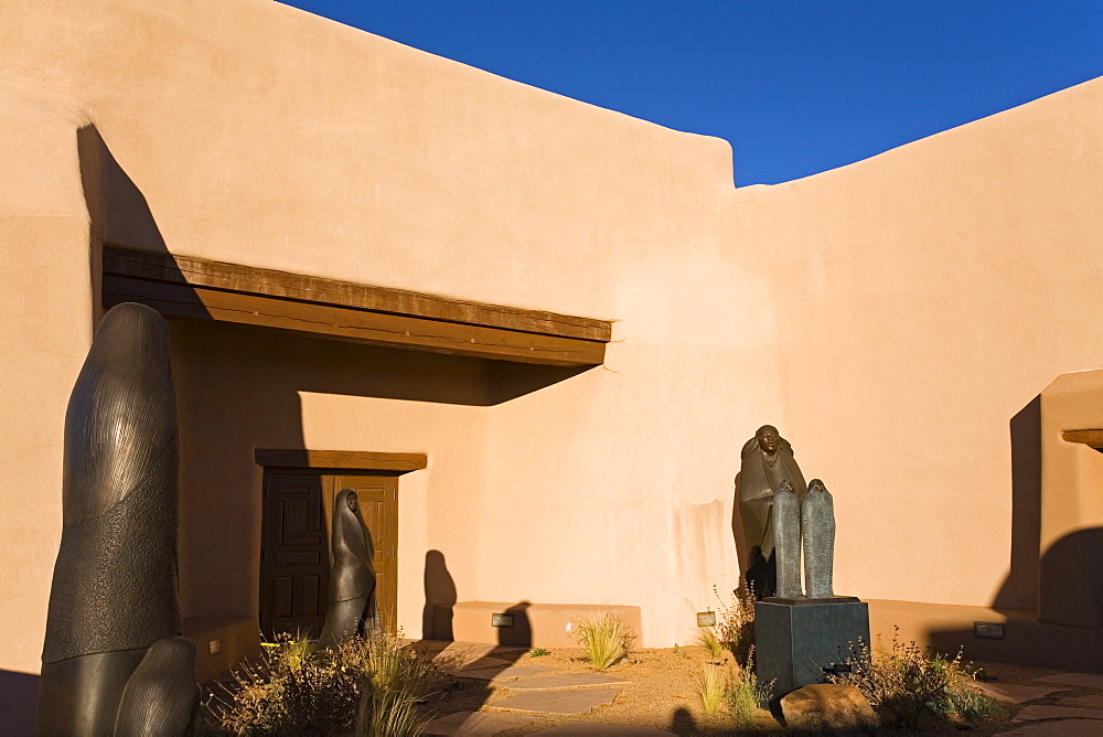 Sculpture Garden, Museum of Indian Art & Culture, New Mexico Museum, Museum Hill, City of Santa Fe, New Mexico, United States of America, North America