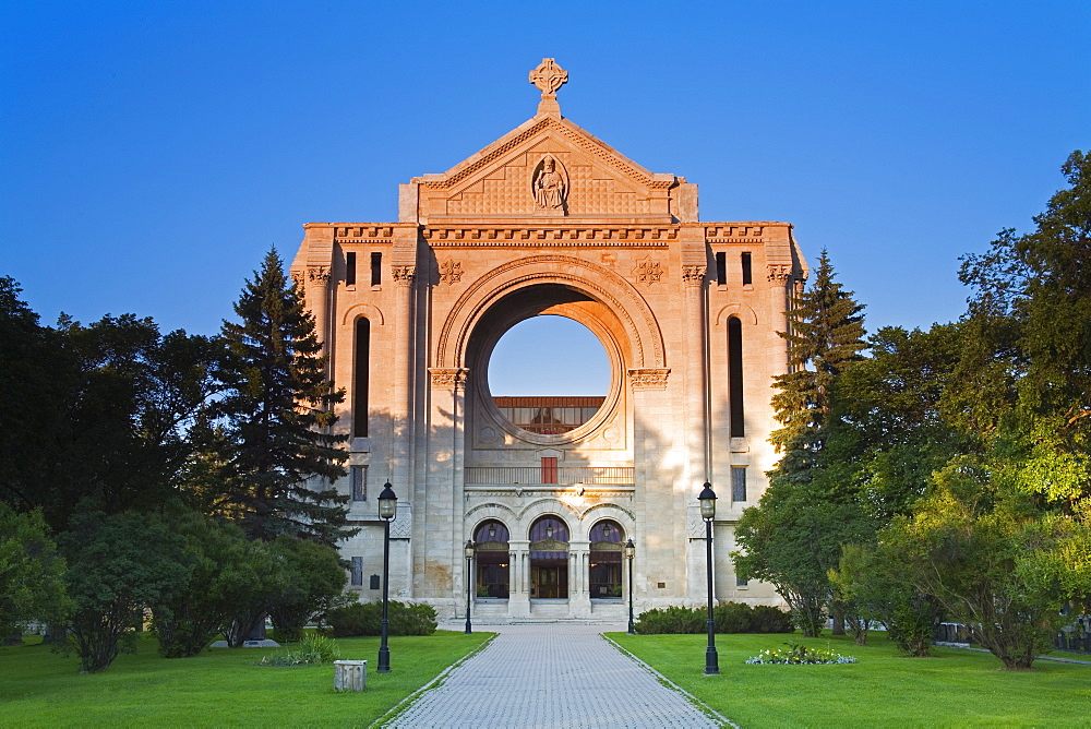 St. Boniface Cathedral, Winnipeg, Manitoba, Canada, North America