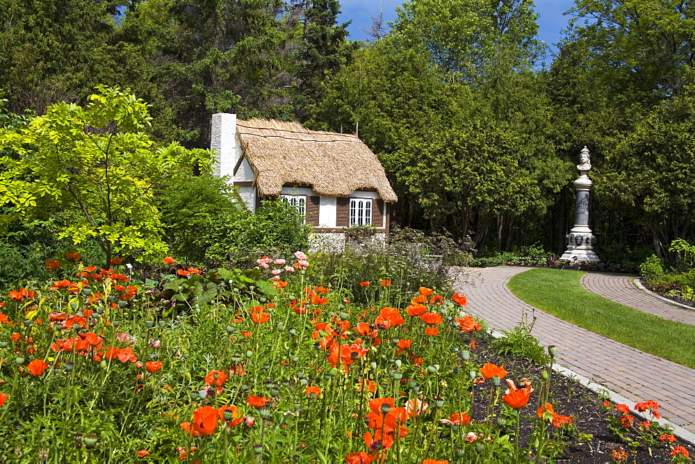 English Garden in Assiniboine Park, Winnipeg, Manitoba, Canada, North America