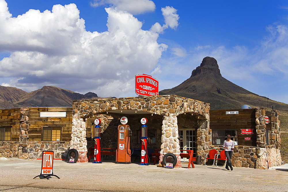 Historic Gas Station, Route 66, Cool Springs, Arizona, United States of America, North America