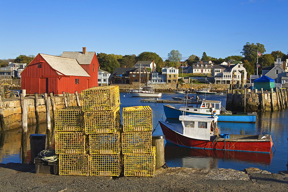 Rockport Harbor, Cape Ann, Greater Boston Area, Massachusetts, New England, United States of America, North America