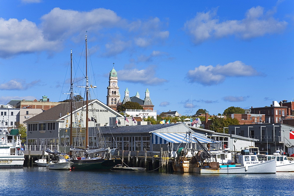 Gloucester Inner Harbor, Cape Ann, Greater Boston Area, Massachusetts, New England, United States of America, North America