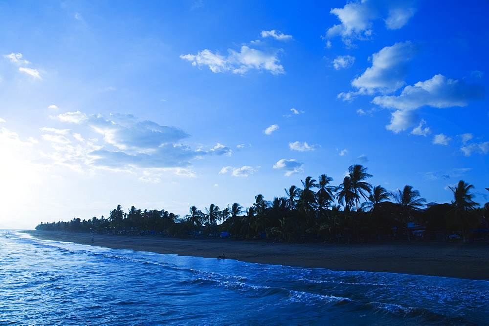 Sunset, Puntarenas City Beach, Costa Rica, Central America