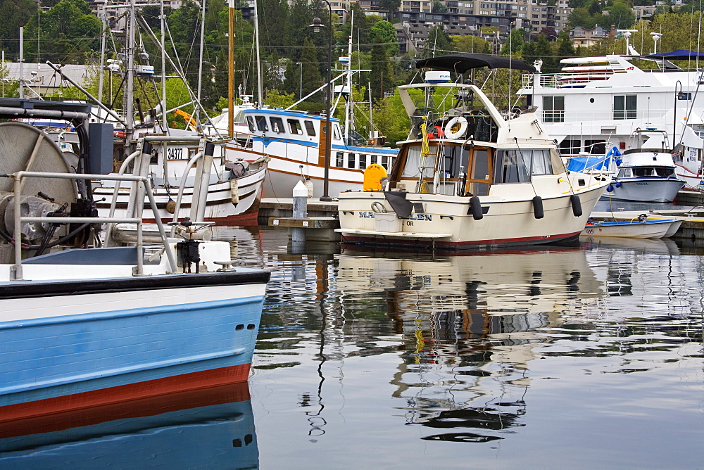 Fishermen's Terminal, Seattle, Washington State, United States of America, North America