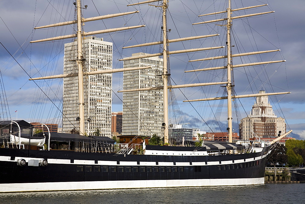 Moshulu Sailing Ship, Penns Landing, Waterfront District, Philadelphia, Pennsylvania, United States of America, North America