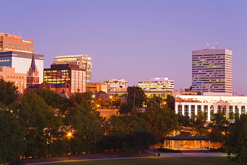 City skyline, Columbia, South Carolina, United States of America, North America