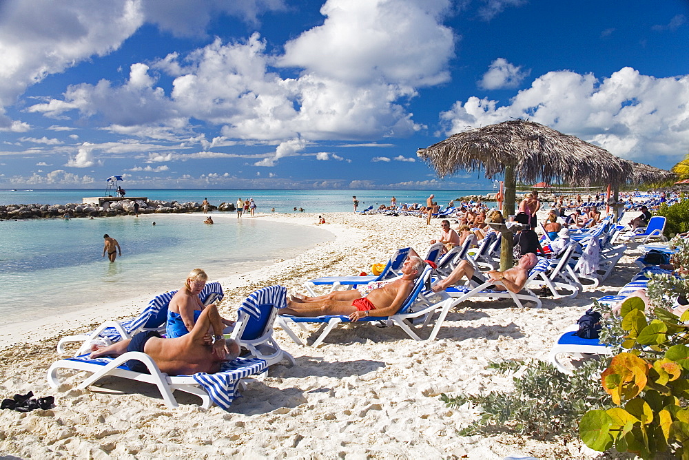 Beach on Princess Cays, Eleuthera Island, Bahamas, West Indies, Central America